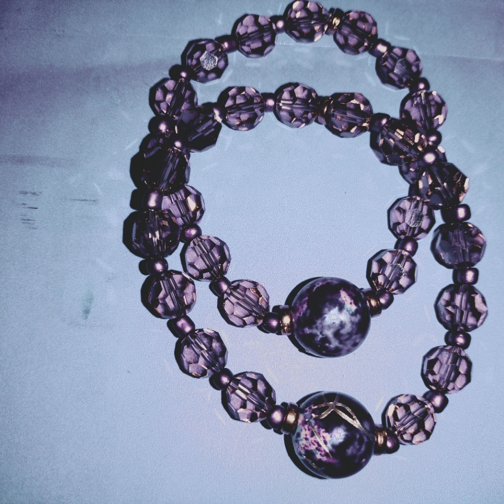 Amethyst Bracelet Set